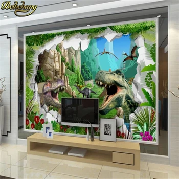 beibehang пользовательские Обои с динозавром Современные обои для Гостиной papel de parede 3d Фотообои для гостиной