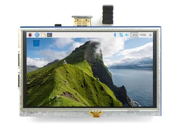 maithoga 5,0-дюймовый HD TFT ЖК-модуль с сенсорным экраном 800 (RGB) * 480 для Raspberry Pi 3B +/4B HDMI-совместимый интерфейс