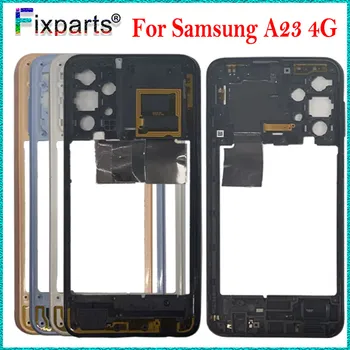 Для Samsung Galaxy A23 Корпус Средней рамки Чехол Для SamsungA23 Рамка Средней рамки Замена средней пластины SM-A235F SM-A235F/DS