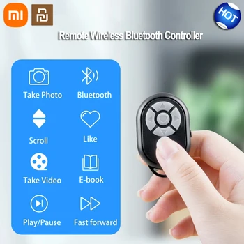 Пульт дистанционного управления видеокамерой Xiaomi Youpin Bluetooth для мобильного телефона iPhone Android для контроллеров перелистывания страниц фильмов Tiktok