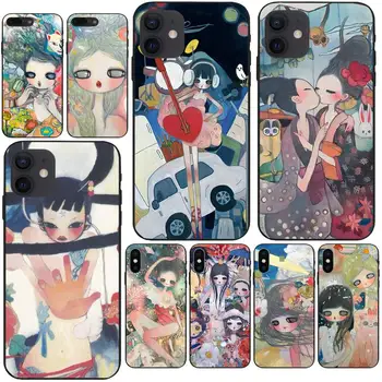Продам Чехол Для телефона Aya Takano Fundas Shell Cover для iPhone 13 12 11 Pro Max Mini Xs X Xr 7 8 6 6s Plus SE 2020 Из Мягкого Силикона
