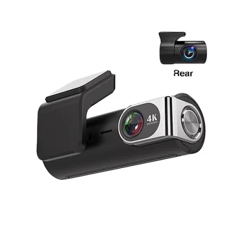 4K Dash Cam 2160P Встроенный GPS Wifi Автомобильный видеорегистратор 24H Парковочный монитор 1440P обратный HD Ночной Визон 140 FOV Видеорегистратор для вождения