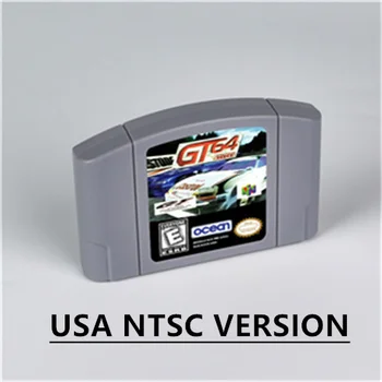 GT Retro 64 Championship Edition для ретро 64-битного игрового картриджа Версия для США Формат NTSC для детских подарочных игр