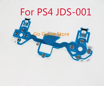 10шт Для PS4 DS4 PRO Тонкий Контроллер Проводящая Пленка Проводящая Синяя Пленка Клавиатура гибкий Кабель JDM 050 040 030 001