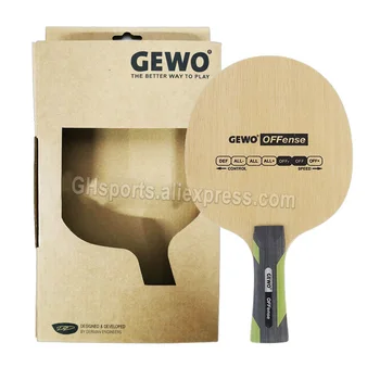 Лезвие / ракетка для настольного тенниса GEWO POWER OFFENSE (ВЫКЛ.) из 5-слойного дерева Оригинальная Бита /паддл для пинг-понга GEWO