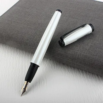 Высококачественная перьевая ручка для каллиграфии из 110 металлов, роскошная чернильная ручка с пером 0,5 мм, школьные канцелярские принадлежности для офиса