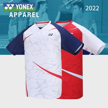 YONEX sport Джерси спортивная одежда спортивная одежда одежда для бадминтона 2022 с коротким рукавом для мужчин женская куртка 1013