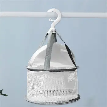 Сумка-сетка для сушки, большая емкость, прочная, защищающая от ветра кисточка для макияжа, сумка-сетка для сушки с ветрозащитной пряжкой, сушилка для ежедневного использования