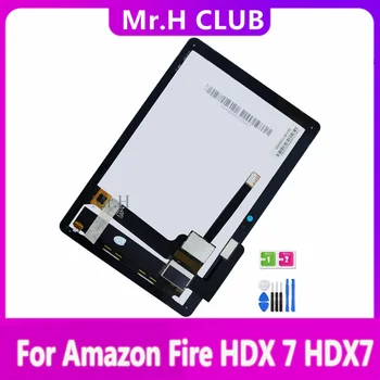 Для Amazon Kindle Fire HDX 7.0 HDX7 C9R6QM ЖК-панель Дисплея Экран + Дигитайзер Сенсорное Стекло В Сборе Запасные Части