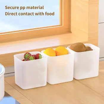 Корзина Для хранения Прочных Компактных Ящиков-Органайзеров с Гладкой Поверхностью Дверцы Холодильника Большой Емкости для Кухни