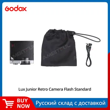 Цветная Вспышка Godox Lux Junior GN12 6000 K ± 200 K 7 Уровней Срабатывания Вспышки Speedlite для Камеры Canon Nikon Sony Fuji Olympus
