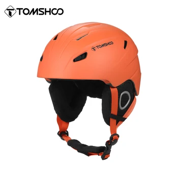 Лыжный шлем Tomshoo Сноубордический шлем Уличный снежный спортивный шлем со съемной подкладкой и амбушюрами Мужской Женский лыжный шлем