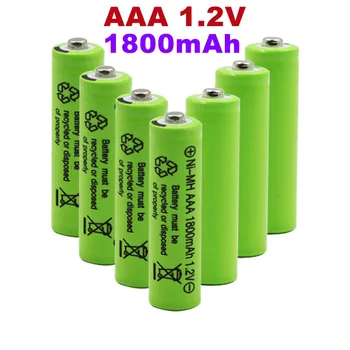 100% новая оригинальная качественная аккумуляторная батарея AAA 1800 мАч 1.2 В AAA 1800 мАч Ni-MH аккумуляторная батарея 1.2 В 3A