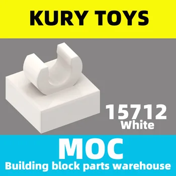 Kury Toys DIY MOC Для 15712 100шт Строительных блоков Для Плитки, Модифицированных 1 x 1 с Открытым Уплотнительным Зажимом Для игрушечного кирпича