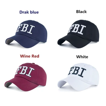 Высококачественная бейсболка с буквенной вышивкой FBI, брендовая бейсболка Snapback, Тактическая кепка Bone для мужчин и женщин, летняя кепка дальнобойщика в стиле хип-хоп Gorras