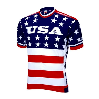 2021 Новый Стиль США Мужская Профессиональная Спортивная Одежда На Открытом Воздухе MTB Bike Jersey Camisa Ciclismo Быстросохнущая Короткая Велосипедная Футболка Bicycle Jersey