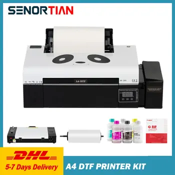 Принтер для переноса формата A4 Dtf Epson L805 Принтер для печати на пленке, печатающая машина для печати футболок, поддерживает цикл нанесения белых чернил на одежду, джинсы, сумки