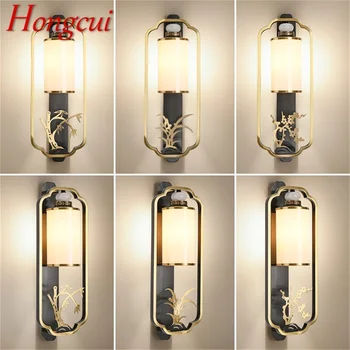 Hongcui Внутренние настенные светильники Современные латунные креативные светодиодные бра для украшения дома