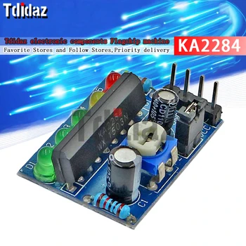 Модуль индикатора уровня KA2284, индикатор уровня звука, индикатор мощности, диапазон уровней можно регулировать