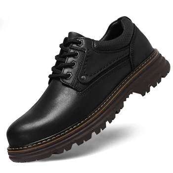 Брендовые уличные коричневые походные ботинки, мужская высококачественная туристическая обувь, нескользящая обувь на толстой подошве, мужская повседневная обувь