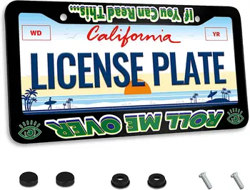 Если вы можете прочитать это, переверните рамку для номерного знака, забавный текст, рамки для номерных знаков для автомобиля, декоративные для стандарта США, Калифорния