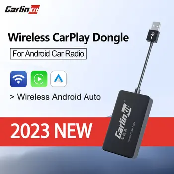2023 CarlinKit Android Auto Dongle Проводной и беспроводной CarPlay Ai Box Mirrorlink Для системы Android вторичного рынка Автомобильный мультимедийный плеер