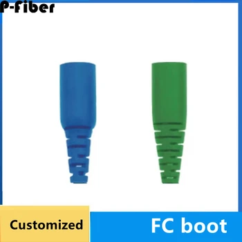 1000шт FC-ботинок для комплектов оптоволоконных разъемов drop cable короткий ботинок синий зеленый 3,0 мм 2,0 мм 0,9 мм бесплатная доставка P-fiber