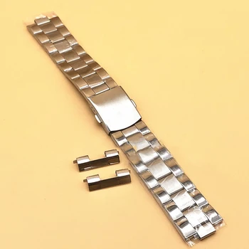 Диаметр 22 мм Ремешок для часов Нержавеющая сталь Стальная загнутая концевая складка Пряжка Застежка на запястье Интерфейс браслета для Orient Watch