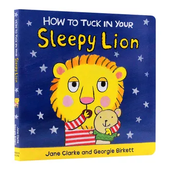 Как уложить своего Сонного Льва, Детские книжки для детей 3 4 5 6 лет, Английские книжки с картинками, 9781782953968