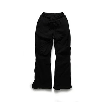 Rrr123 Тренировочные штаны для экстренной молитвы, брюки-карго, мужские, женские, на шнурке, Черная молния, Брюки Rrr-123, одежда для хай-стрит, хиппи