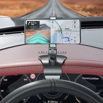 Новый автомобильный держатель для телефона, Вентиляционное отверстие, Магнитное Зеркало заднего вида на центральной консоли автомобиля, Многофункциональный держатель AR-навигации iPhone Samsung