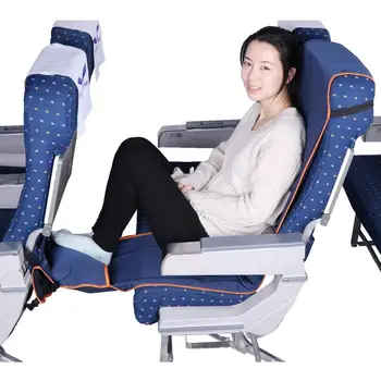 Регулируемая подставка для ног Гамак с надувной подушкой Чехол для сиденья для самолетов Поездов автобусов