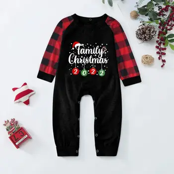 1 Комплект одежды для родителей и детей с рождественским принтом, прочный, создающий атмосферу рождественской одежды для родителей и детей для повседневной носки