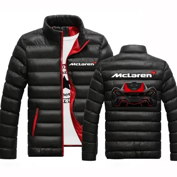 2022 McLaren Демисезонная куртка на молнии с принтом, мужские Комиссионные ватники, мужские теплые пальто в стиле хип-хоп, топы для колледжа