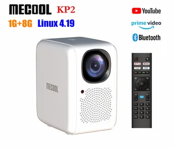 Проектор для домашнего кинотеатра MECOOL KP2 1080P Глобальной версии с ОС Linux 1G + 8G 2,4 G/5G WiFi, Сертифицированный Netflix, Аудиопроектор Dolby Audio