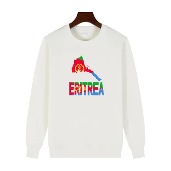 Карта Эритреи Эритрейский флаг Африка Ретро винтажные графические толстовки с круглым вырезом толстовка с капюшоном толстый свитер толстовка Мужская спортивная одежда