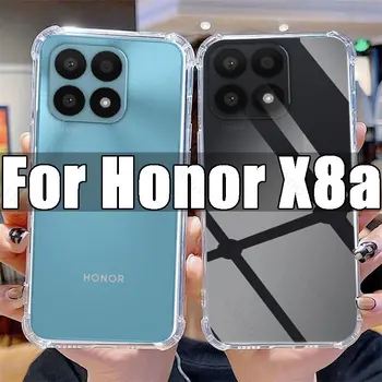 Прозрачный чехол для телефона Huawei Honor X8a TPU Прозрачный Чехол Honor X8 A HonorX8a 6,7 