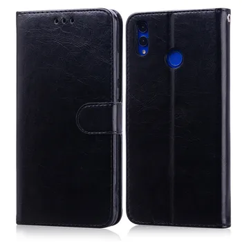 Honor 8X Case Мягкий кожаный бумажник флип-чехол для Huawei Honor 8X Case Coque Мягкий чехол-бумажник из Тпу для телефона Honor 8X Fundas Coque