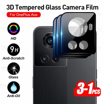 Для OnePlus ACE Case 3-1 шт. 3D Защита задней камеры Кольцо Из Закаленного Стекла Для OnePlus 10R One Plus 10 R 5G Задняя крышка объектива Funda