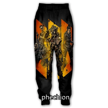 phechion Новые мужские /женские повседневные брюки с 3D-принтом Apex Legends, модная уличная одежда, мужские свободные спортивные длинные брюки F192