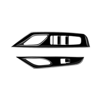 Автомобиль Ярко-Черный Межкомнатная Дверь Подлокотник Оконное Стекло Переключатель Рамка Панель Накладка для Nissan SERENA C28 2022-2023