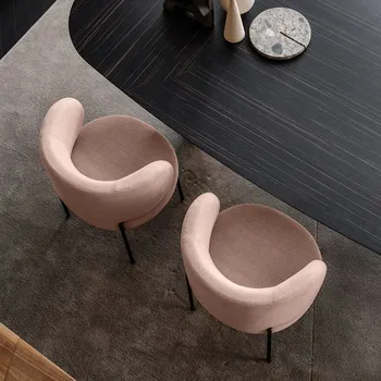 Роскошное Расслабляющее Индивидуальное скандинавское кресло Современный салонный стул с мягкой спинкой Офис Отель Sedie Da Pranzo Мебель для дома