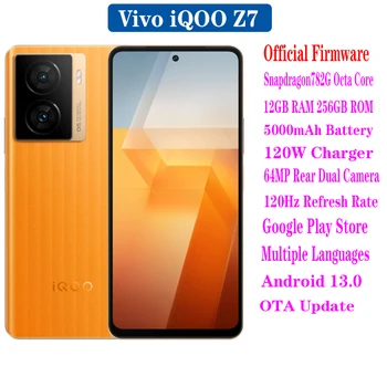 Официальный Оригинальный Новый смартфон Vivo IQOO Z7 5G Android 13 6,64 