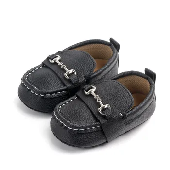 Кожаная обувь для мальчиков, детские кроссовки, первые ходунки для новорожденных, обувь на мягкой подошве для малышей, обувь для младенцев от 0 до 1 года