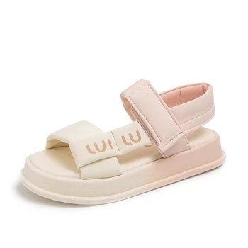 Летние дышащие, быстросохнущие сандалии для девочек, детская нескользящая износостойкая пляжная обувь, повседневная обувь для прогулок для девочек